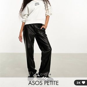 FAUX LEATHER PANT